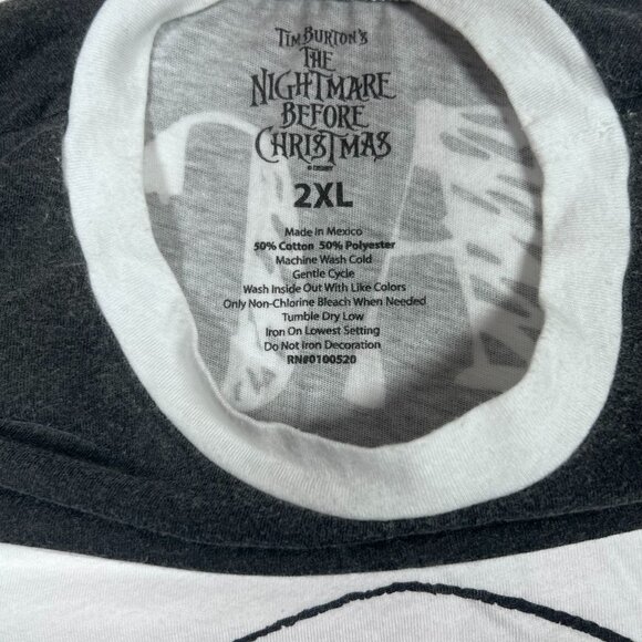 JACK SKELLINGTON The Nightmare Before Christmas short sleeve‎ tee Juniors 2XL - Picture 2 of 9